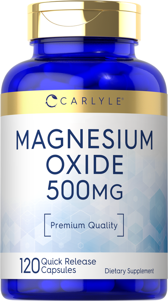 Oxyde de Magnésium 500mg | 120 Capsules