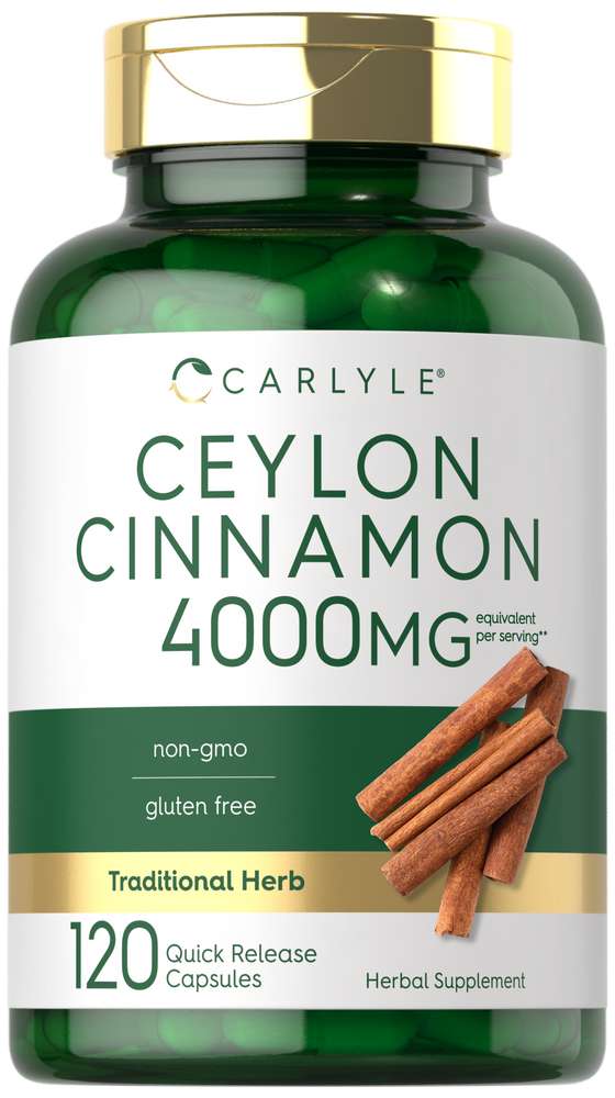 Ceylon Cinnamon 4000mg | 120 Capsules