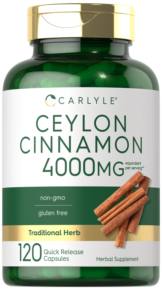 Canela de Ceilán 4000mg por porción | 120 Cápsulas