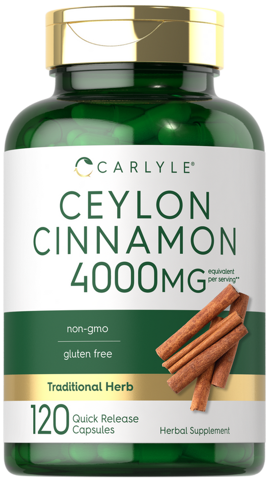 Canela de Ceilán 4000mg por porción | 120 Cápsulas