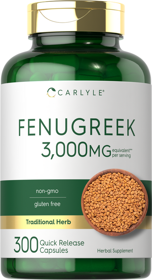 Fenugreek 3000mg per serving | 300 Capsules
