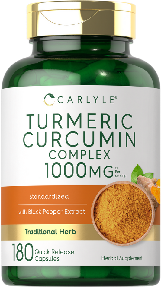 Cúrcuma com Pimenta Preta 1000mg | 180 Cápsulas