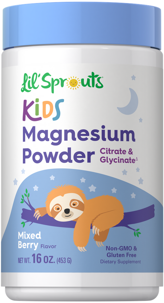 Magnesium en Poudre pour Enfants | 16 oz