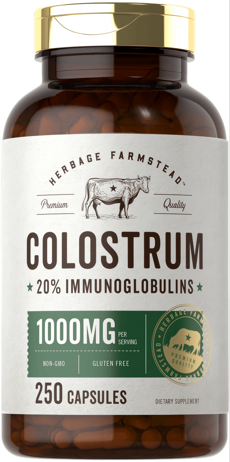 Colostro 1000mg por porção | 250 Cápsulas