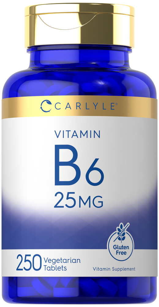 Vitamina B-6 25mg | 250 Tabletas