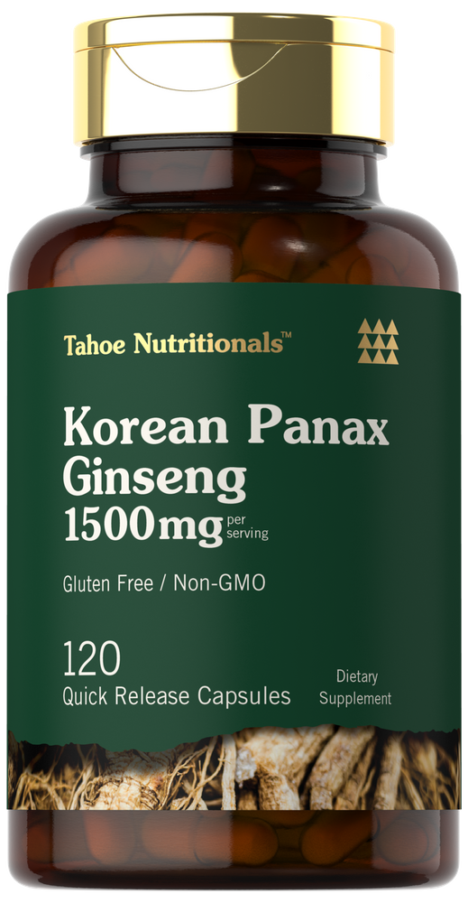 Ginseng Panax Coreano 1500mg per porzione | 120 Capsule