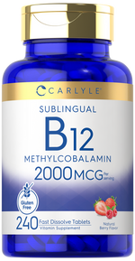 Load image into Gallery viewer, Vitamin B-12 2000mcg | 240 Tablets
