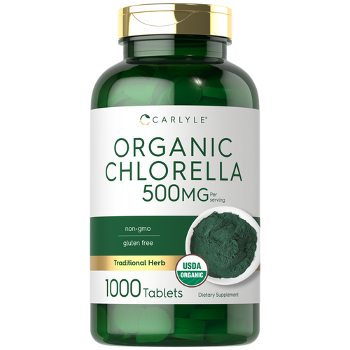 View 1 Chlorella 500mg por porción | 1000 Tabletas