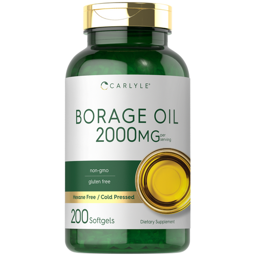 View 1 Cápsulas de Óleo de Borragem 2000mg por porção | 200 Cápsulas Gelatinosas