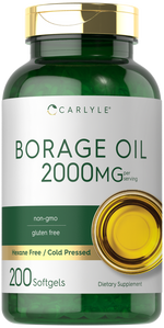 Load image into Gallery viewer, Borage Oil Capsules 2000mg | 200 Softgels
