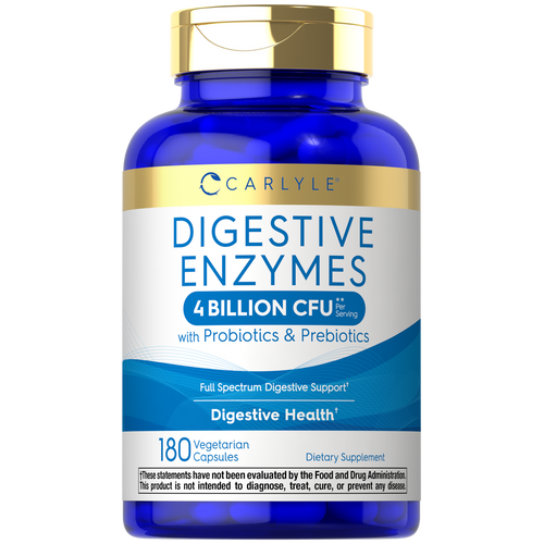 View 1 Enzimas Digestivas con Probióticos y Prebióticos | 180 Cápsulas