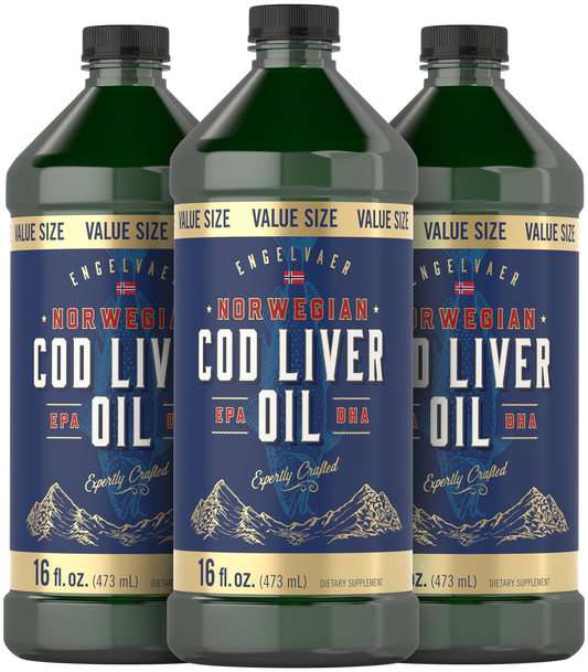 Aceite de Hígado de Bacalao Noruego | 48oz Líquido