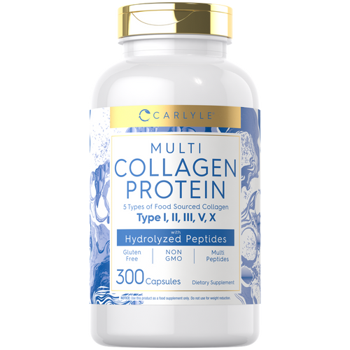 View 1 Proteína de Colágeno Múltiple | 300 Cápsulas