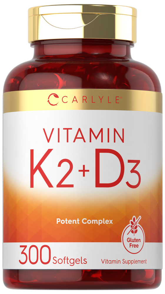 Vitamina K-2 con D-3 | 300 Softgels