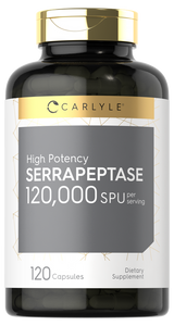 Serrapeptase 120,000IU  | 120 Capsules