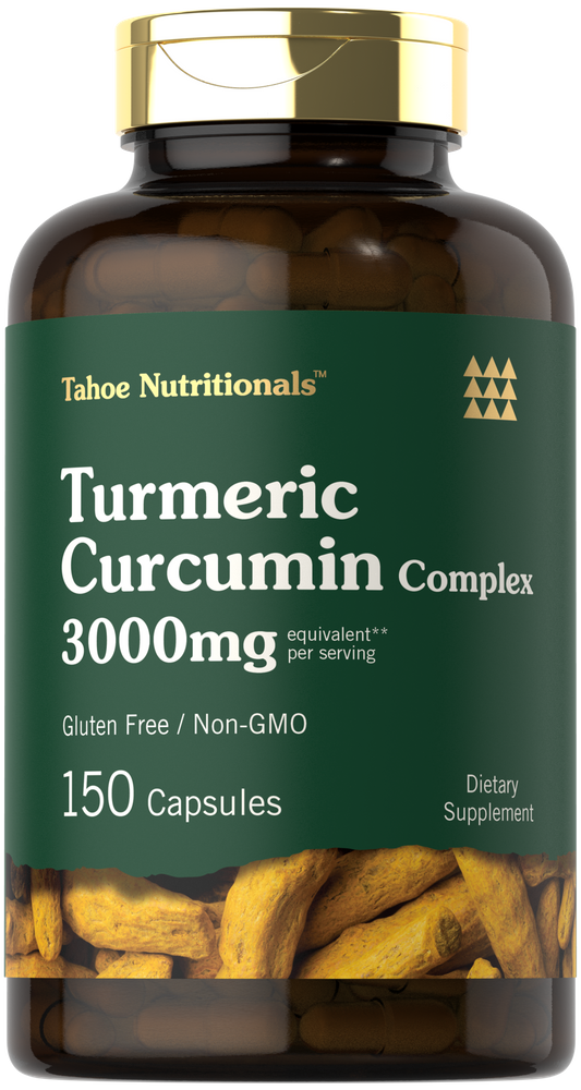 Turmeric Curcumin 3000mg  | 150 Capsules