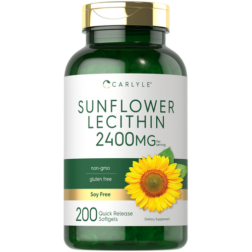 View 1 Lecitina de Girassol 2400mg por porção | 200 Cápsulas Gelatinosas
