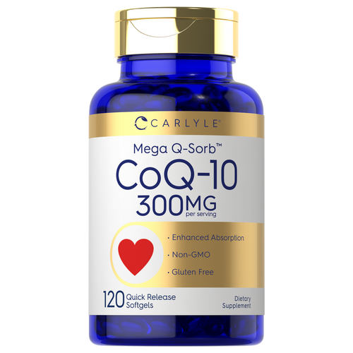 View 1 CoQ10 300mg per serving | 120 Softgels