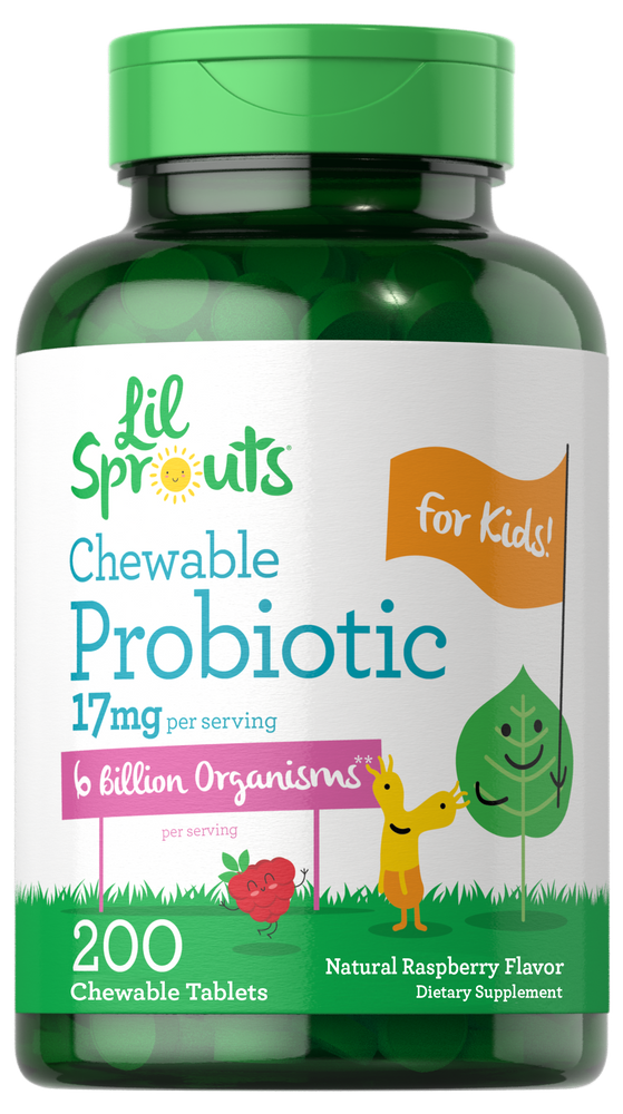 Probiotic for Kids 6 Billion CFUs | 200 Tablets