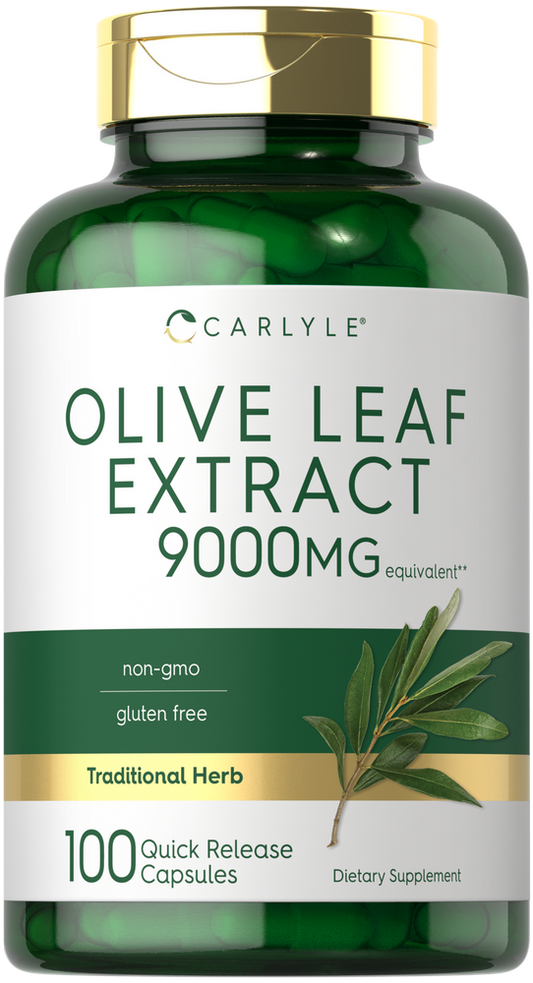 Extrait de Feuille d'Olivier 9000mg | 100 Capsules