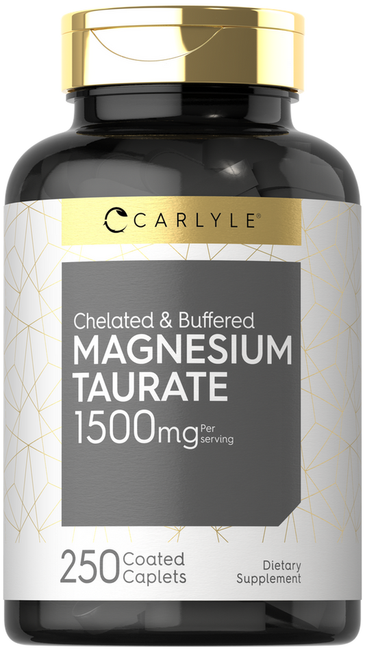 Taurato de Magnesio 1500mg por porción | 250 Cápsulas