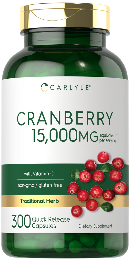 Cranberry 15000mg por porção | 300 Cápsulas