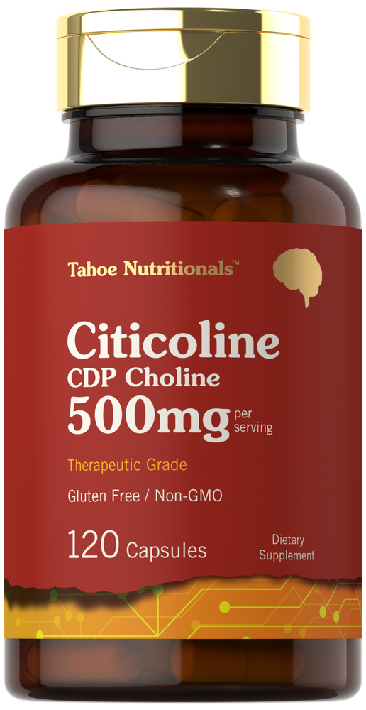 Citicolina 500mg por porção | 120 Cápsulas