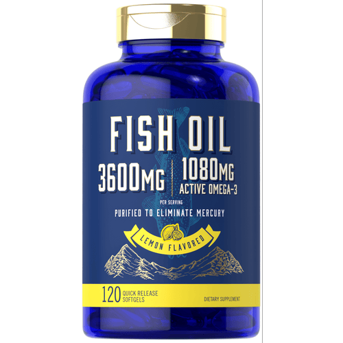 View 1 Aceite de Pescado 3600 mg con Omega-3 1080 mg por porción | 120 Cápsulas Blandas