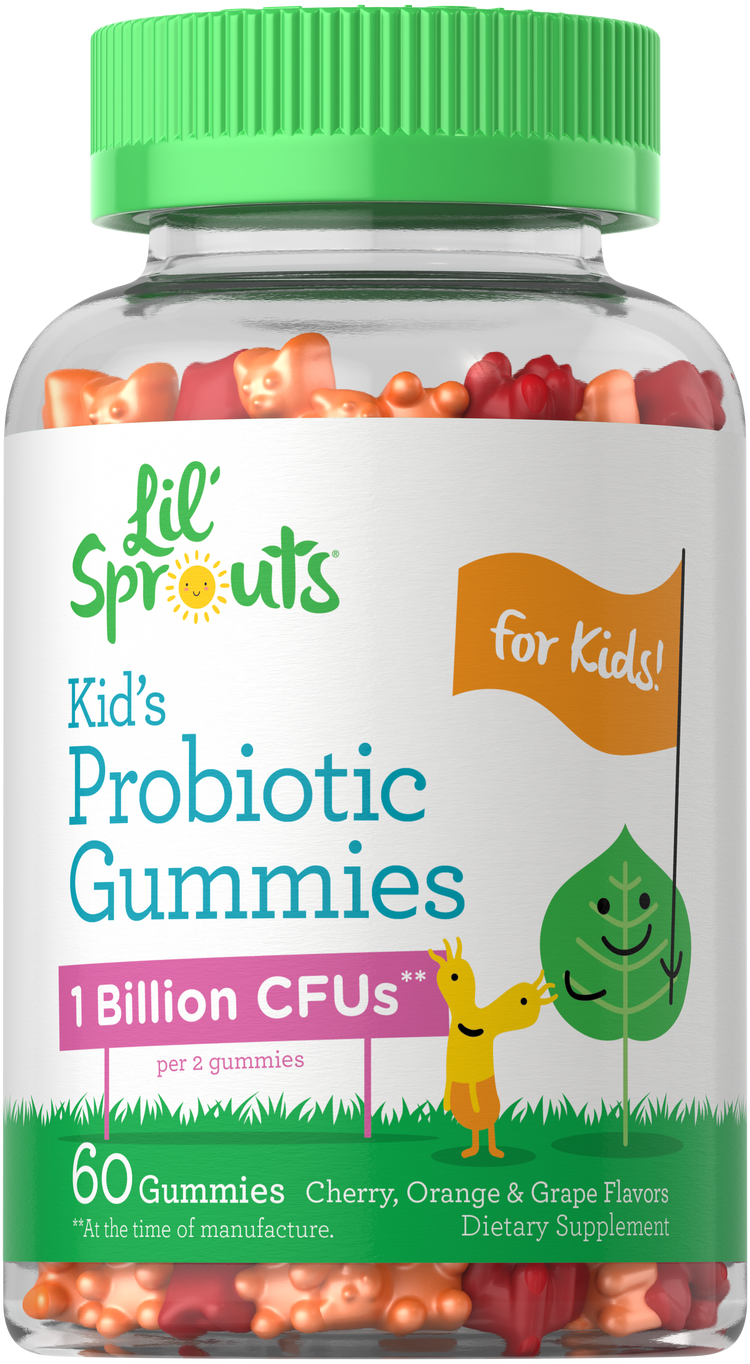 Kid's Probiotic Gummies | Cherry, Orange and Grape Flavor