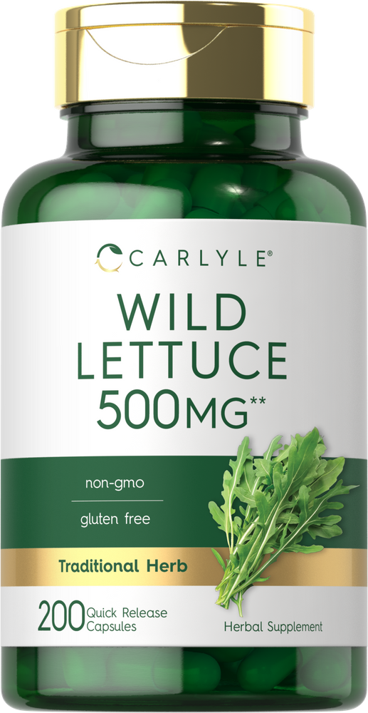 Wild Lettuce Extract 500mg | 200 Capsules