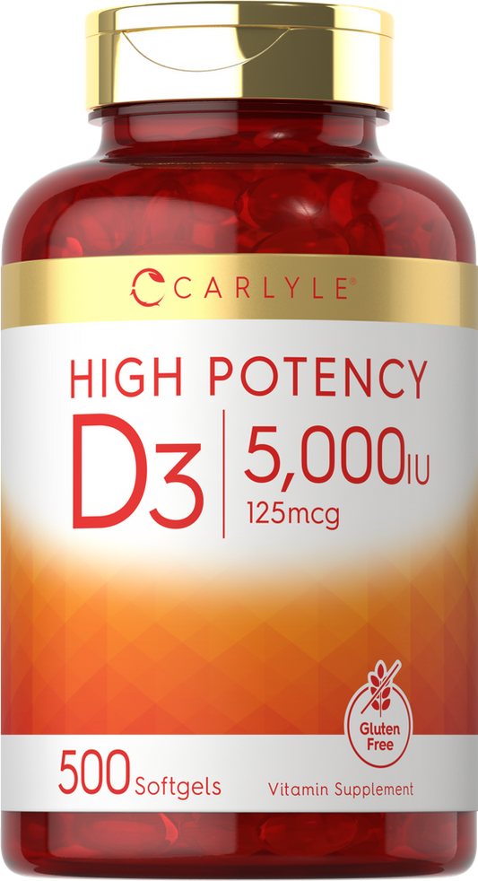 Vitamina D-3 5000UI | 500 Softgel