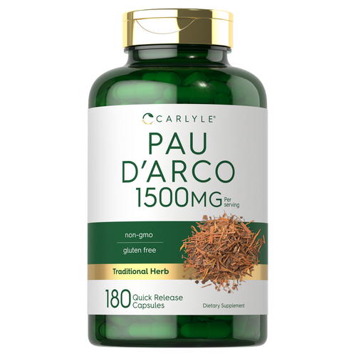 View 1 Pau D'Arco 1500 mg par portion | 180 Capsules