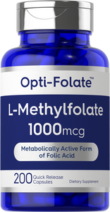 L-Methylfolate 1000mcg | 200 Capsules