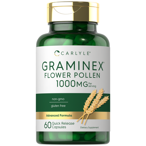 View 1 Extrato de Pólen de Flor Graminex 1000 mg por porção | 60 Cápsulas
