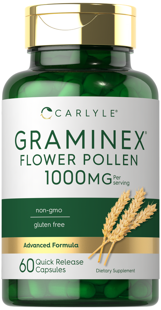 Graminex Blütenpollenextrakt 1000 mg pro Portion | 60 Kapseln