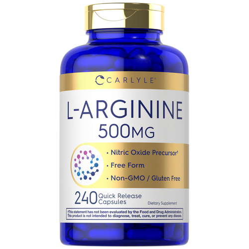 View 1 L-Arginine 500mg | 240 Capsules