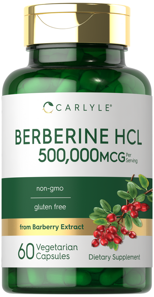 Berberine 500,000mcg | 60 Capsules