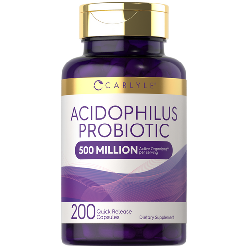 View 1 Probiótico Acidophilus 500 Millones de UFC | 200 Cápsulas