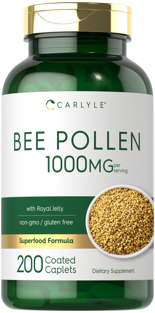 Polen de Abeja 1000mg por porción | 200 Cápsulas