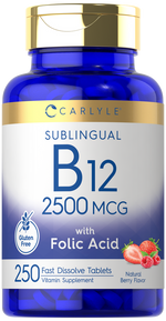 Load image into Gallery viewer, Vitamin B-12 2500mcg | 250 Tablets

