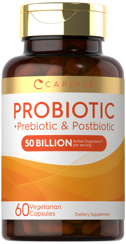 Prebiotic, Probiotic & Post Biotic 50 Billion CFU | 60 Capsules