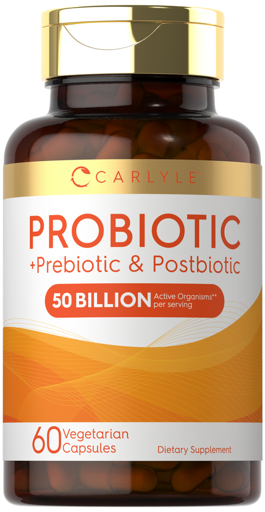 Prebiotic, Probiotic & Post Biotic 50 Billion CFU per serving | 60 Capsules