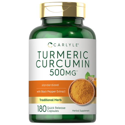 View 1 Turmeric Curcumin with Bioperine | 180 Capsules