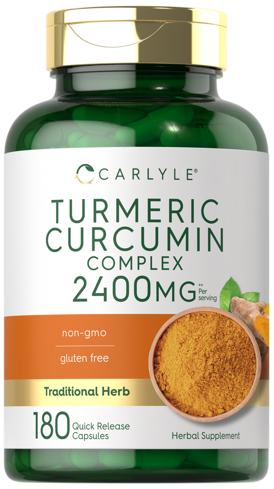 Turmeric Curcumin 2400mg | 180 Capsules