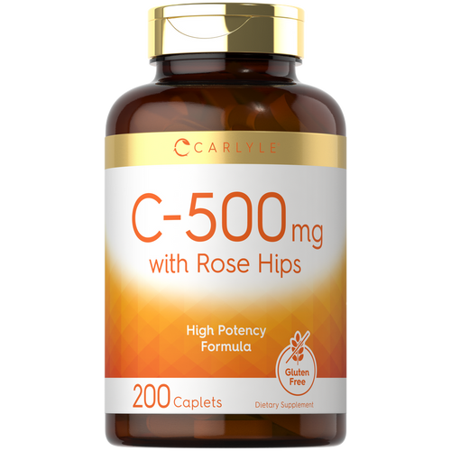 View 1 Vitamin C 500mg per serving with Rose Hips | 200 Tablets