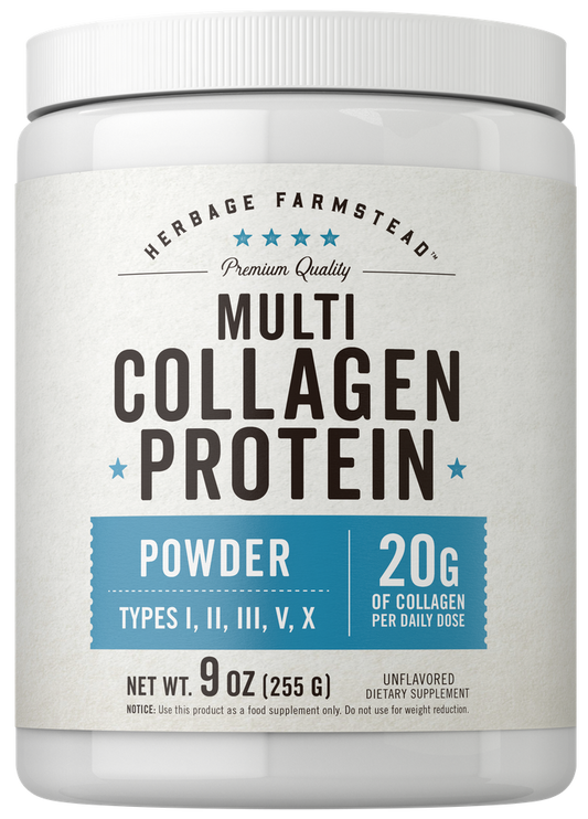 Proteína de Colágeno Múltiple | Polvo de 9oz