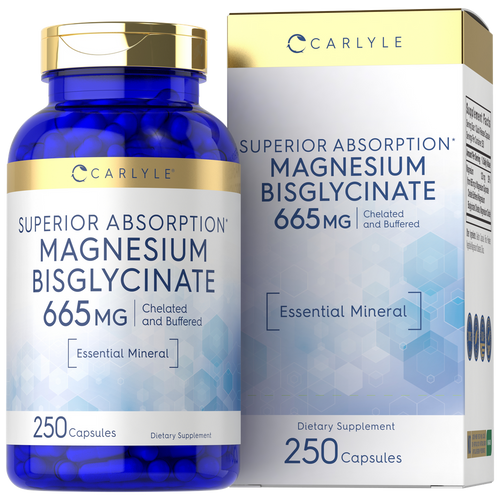 View 1 Magnesium Bisglycinate 665mg | 250 Capsules