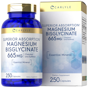 Magnesium Bisglycinate 665mg | 250 Capsules