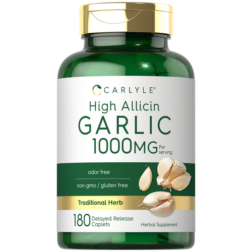 Allicin Color Garlic High Allicin 1000mg per serving | 180 Caplets