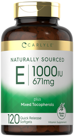 Load image into Gallery viewer, Vitamin E plus Mixed Tocopherols 1000IU | 120 Softgels
